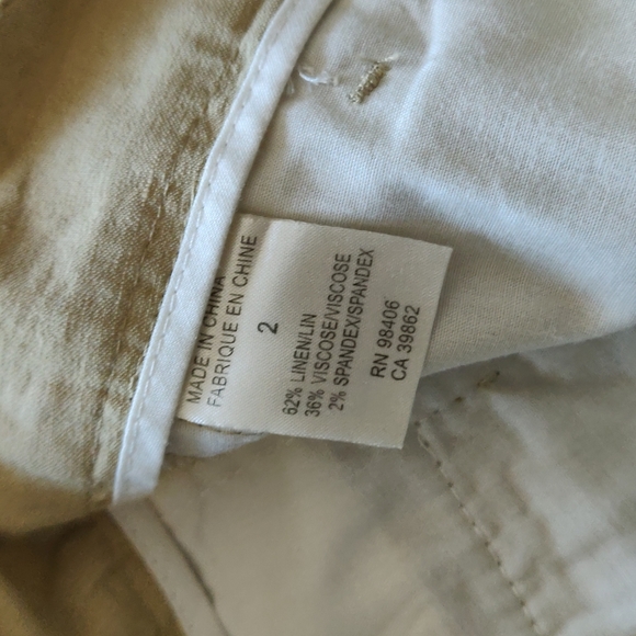 Theory linen capri pants - Picture 3 of 4